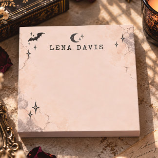 Gothic Celestial Bat Post-it Notes