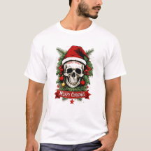 Gothic Cheer: Death Skull Merry Christmas