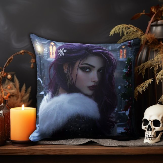 Gothic Christmas Cushion (Creator Uploaded)