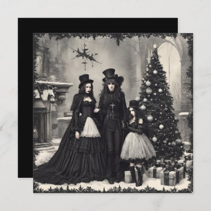 Gothic Christmas Invitation