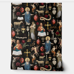 Gothic Christmas Saviour of the world- Jesus Chris Wallpaper