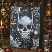 Gothic Christmas Skull Creepmas