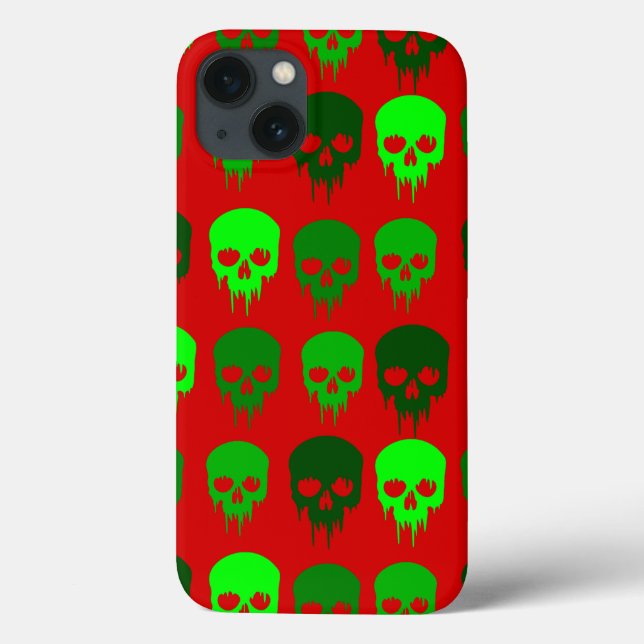 gothic christmas skull skeleton Case-Mate iPhone case (Back)