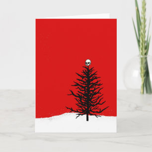 Gothic Christmas Tree Card