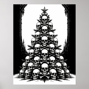Gothic Christmas Tree IV Poster