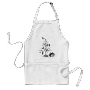 Gothic Christmas Tree Standard Apron
