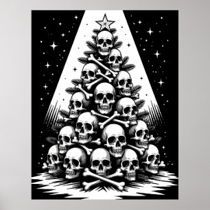Gothic Christmas Tree V Poster