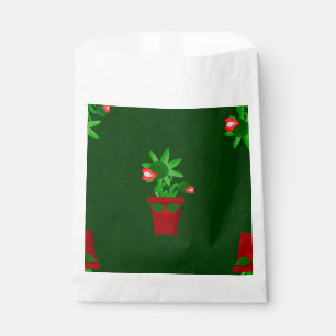 gothic christmas venus flytrap spookmas favour bag