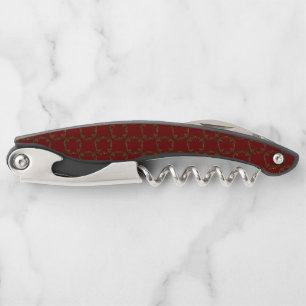 Gothic Christmas Wreath Patterned Corkscrew