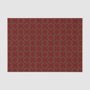 Gothic Christmas Wreath Patterned Tissue Paper