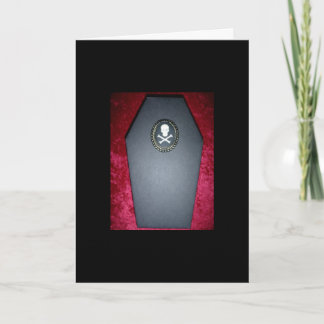 Gothic Coffin Card