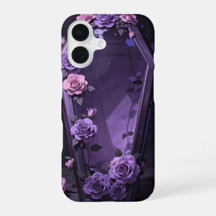 Gothic Coffin Roses Phone Case