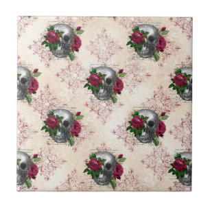 Gothic Countenance Series Design 16 Ceramic Tile