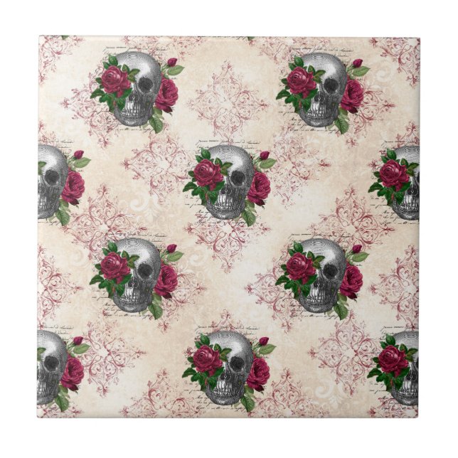 Gothic Countenance Series Design 16 Ceramic Tile (Front)