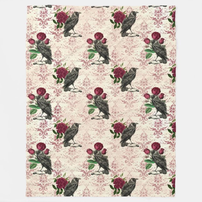 Gothic Countenance Series Design 16  Fleece Blanket (Front)