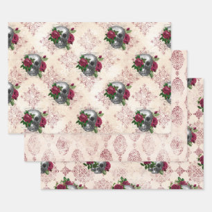 Gothic Countenance Series Design 16   Wrapping Paper Sheet