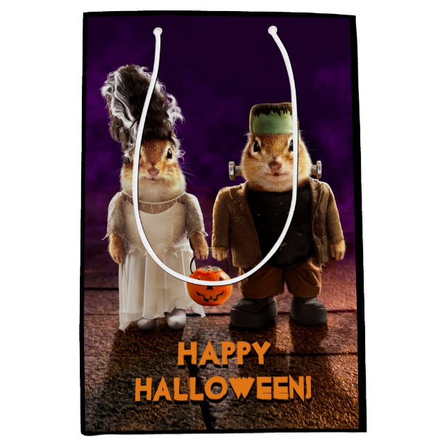 Gothic Couple Medium Gift Bag (Front)
