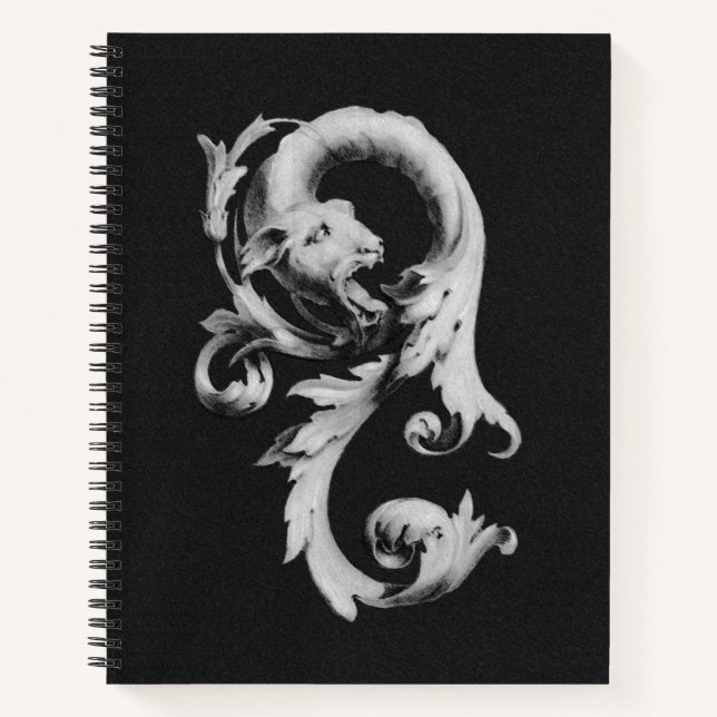 Gothic Creature Spiral Notebook (Front)