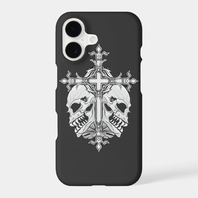 Gothic Cross Skulls (Back)