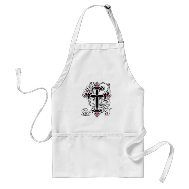 Gothic cross standard apron (Front)