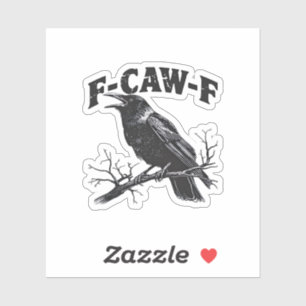 Gothic Crow Humor F-Caw-F Funny Essential