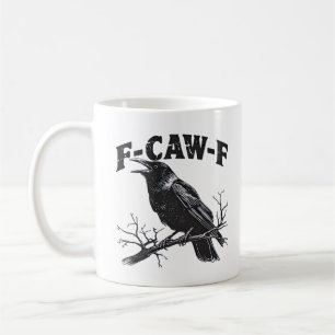 Gothic Crow Humour F-Caw-F Funny Essential Coffee Mug