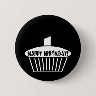 Gothic Cupcake 6 Cm Round Badge