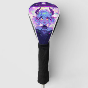 Gothic Cyberpunk Demon Fantasy Anime Girl Golf Head Cover