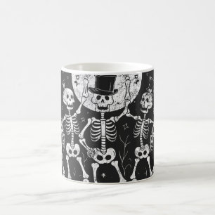 Gothic Dancing Skeleton Gift Collection Coffee Mug