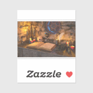 Gothic Dark Academia Candlelit Study Art