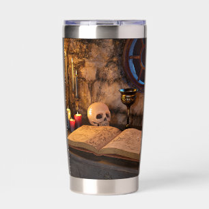 Gothic Dark Academia Candlelit Study Art Insulated Tumbler