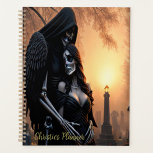 Gothic Dark Angel Couple Personalize  Planner