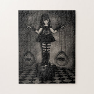 Gothic Dark Doll Jigsaw Puzzle