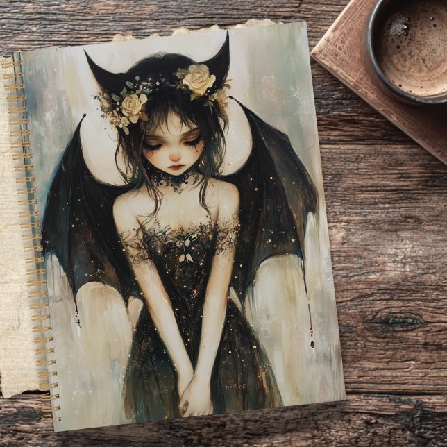 Gothic Dark Fantasy Fairy with Floral Crown  Planner (Creator Uploaded)