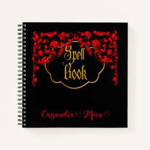 Gothic Dark Magic Personalised Notebook