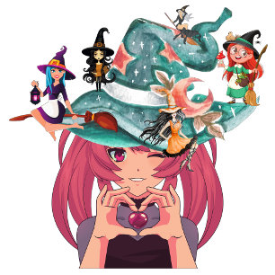 Gothic Darlings Square Wall Clock