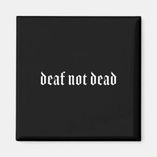 Gothic Deaf ASL Hand Gesture Deaf Hearing Loss Awa Magnet