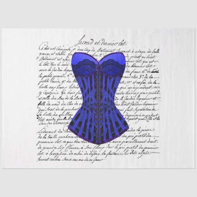 Gothic Debutante Series Design 6  Tissue Paper (Front)