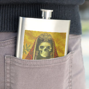 Gothic Decorative Skeleton Flask