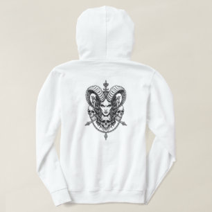 Gothic Demonic Queen Skull Art – Dark Occult  Hoodie