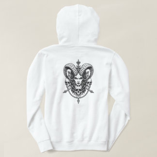 Gothic Demonic Queen Skull Art – Dark Occult  Hoodie