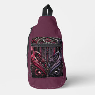 Gothic Design Sling Backpack