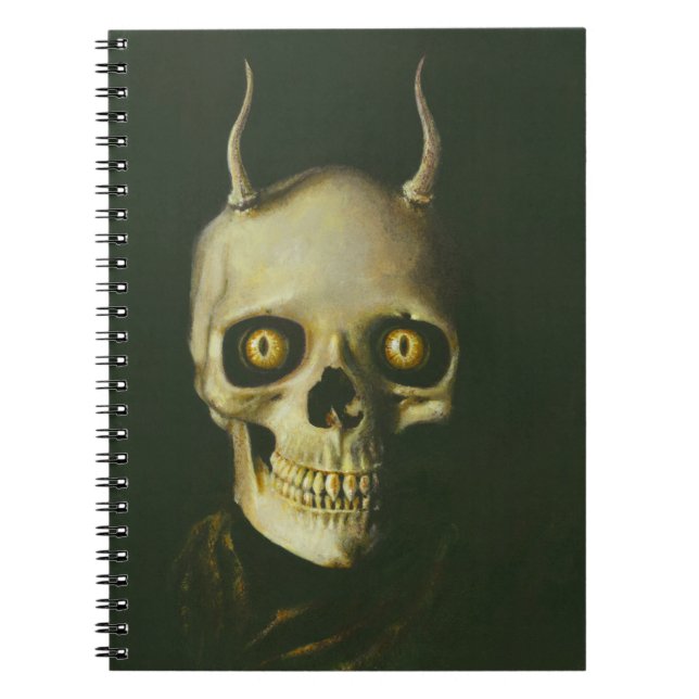 Gothic Devil Skull Notebook (Front)