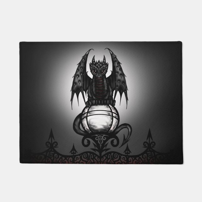 Gothic Dragon Doormat (Front)