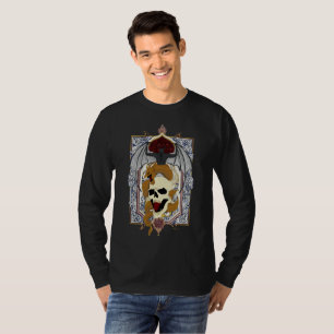 Gothic Dragon Skull - Bat Demon & Serpent Skull T-Shirt