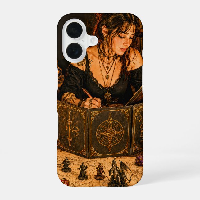 Gothic Dungeon Master Fantasy Gaming Phone Case (Back)