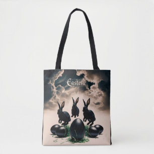 Gothic Easter – Dark Bunnies & Mysterious Eggs Tot Tote Bag