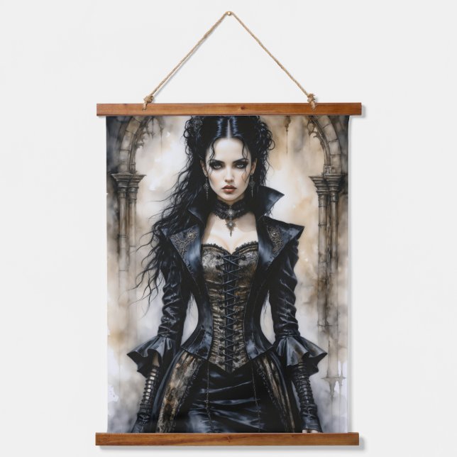 Gothic Elegance Hanging Tapestry (Front)