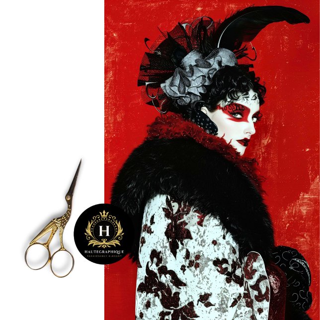 Gothic Elegance High Fashion Decoupage Tissue Paper (Creator Uploaded)