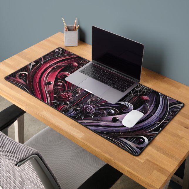 Gothic Elegance Large Desk Mat (Office 2)